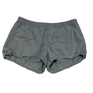 Madewell Cotton Chambray Pull On Side Tie Shorts - Size Large